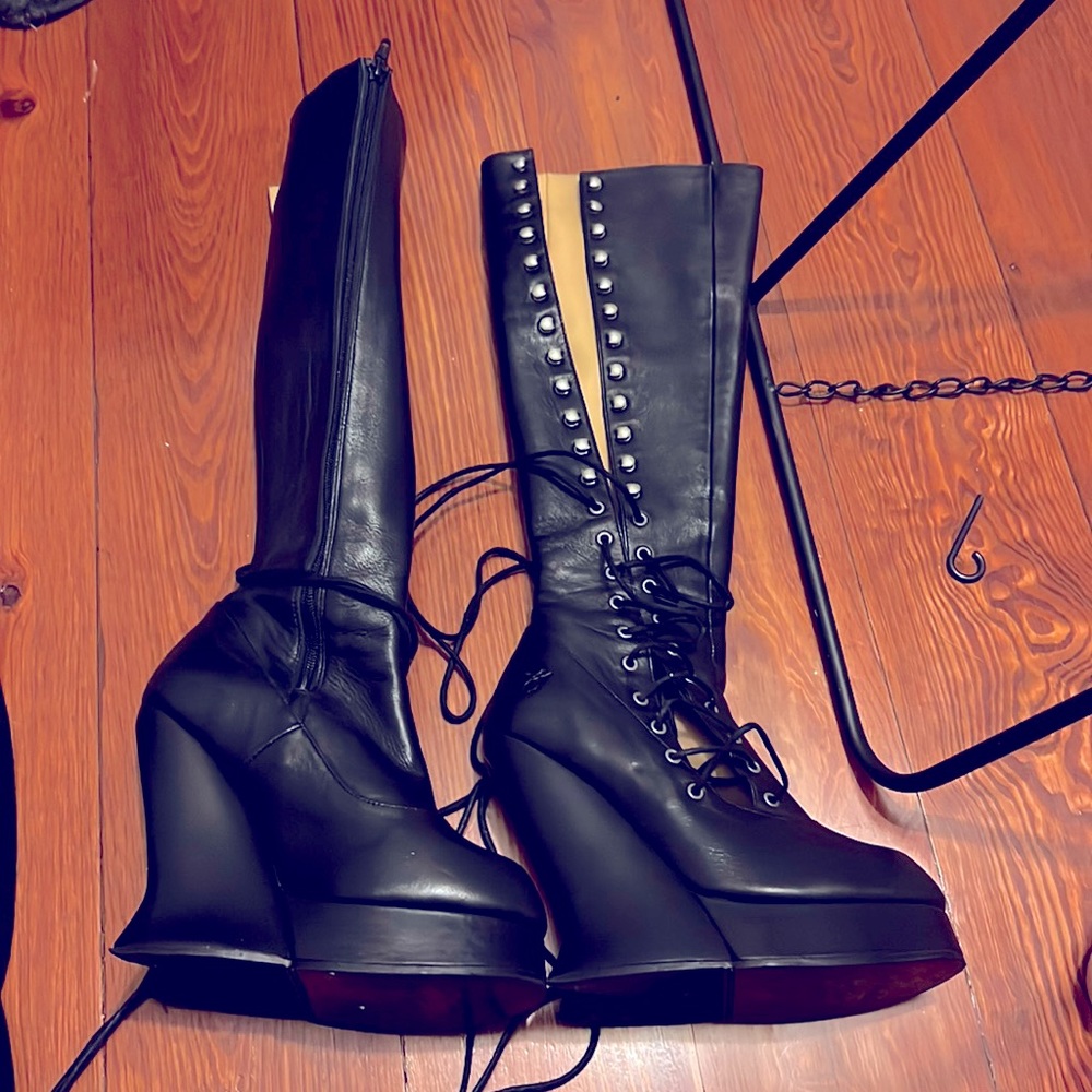 Grand National Fleuvog Boots - Ultra Vog Tall Platform Boot